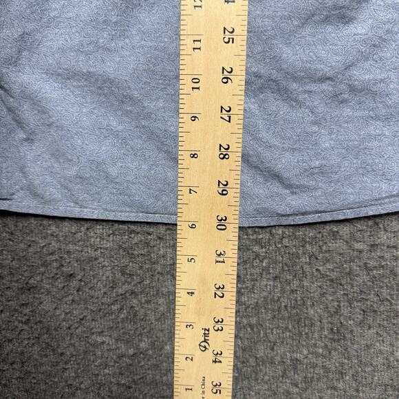 Taccaliti Button Down Long Sleeve Shirt Mens XXL 3XL Gray Paisley Italy Cotton - Picture 8 of 8